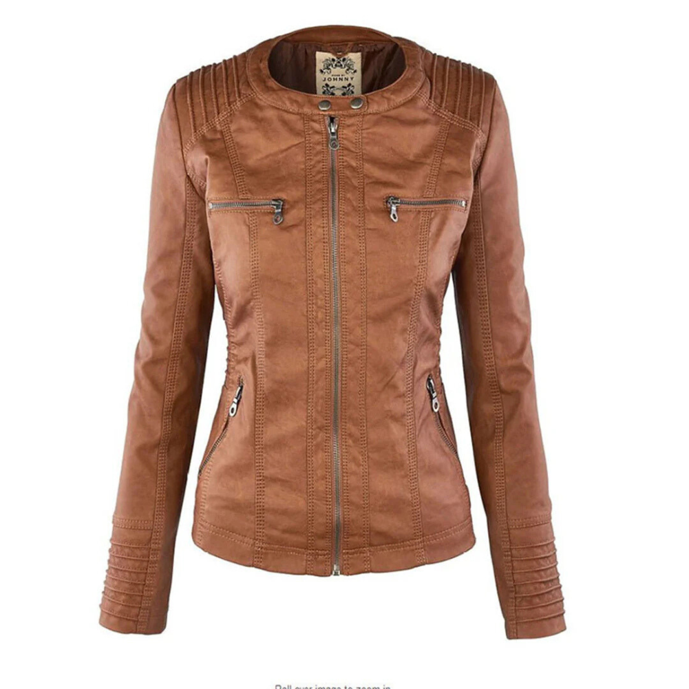 Swantje - Jacke in Lederoptik