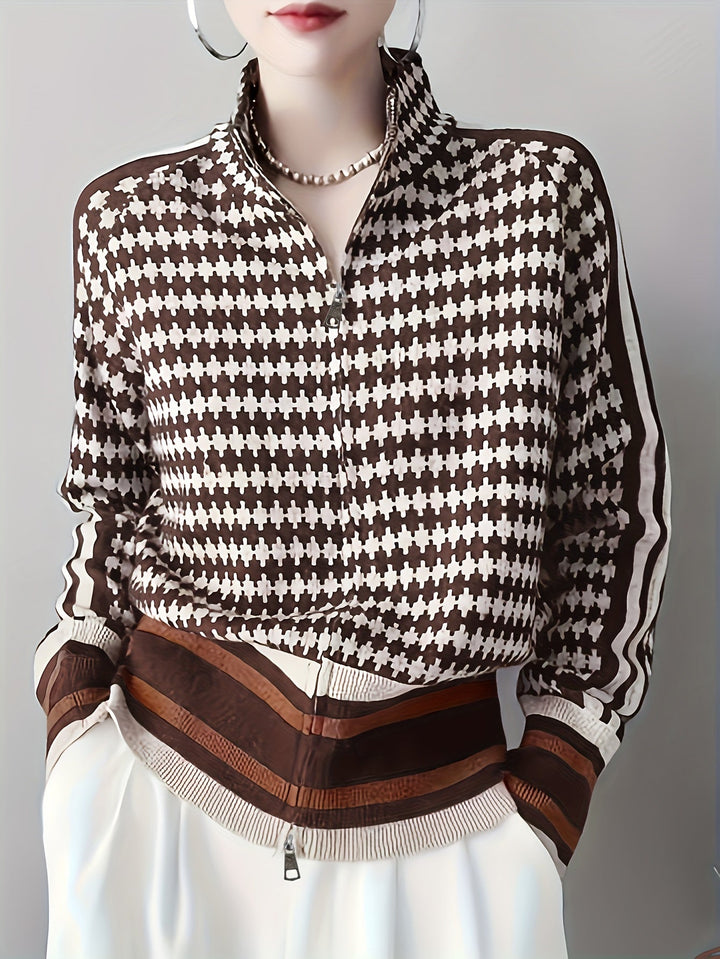 Theresa - Cardigan mit Reißverschluss