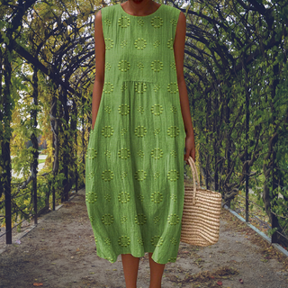 Rebekka - Ärmelloses Midikleid