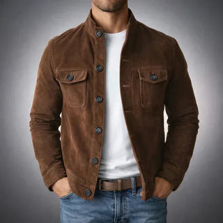 Alexander - Jacke in Wildlederoptik