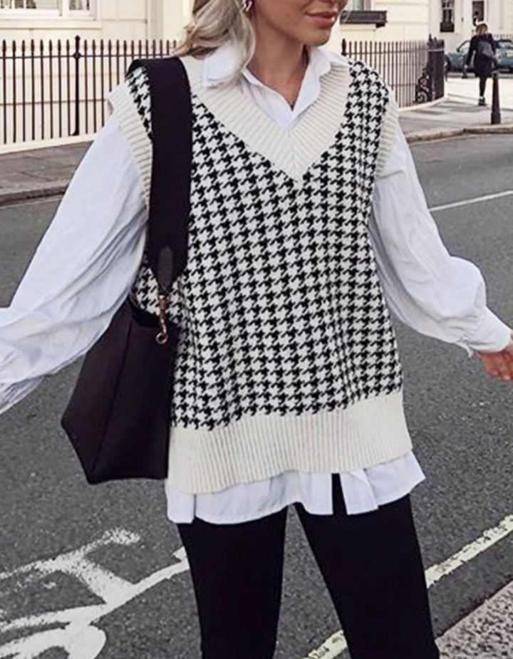 Eileen - V-Ausschnitt-Pullover