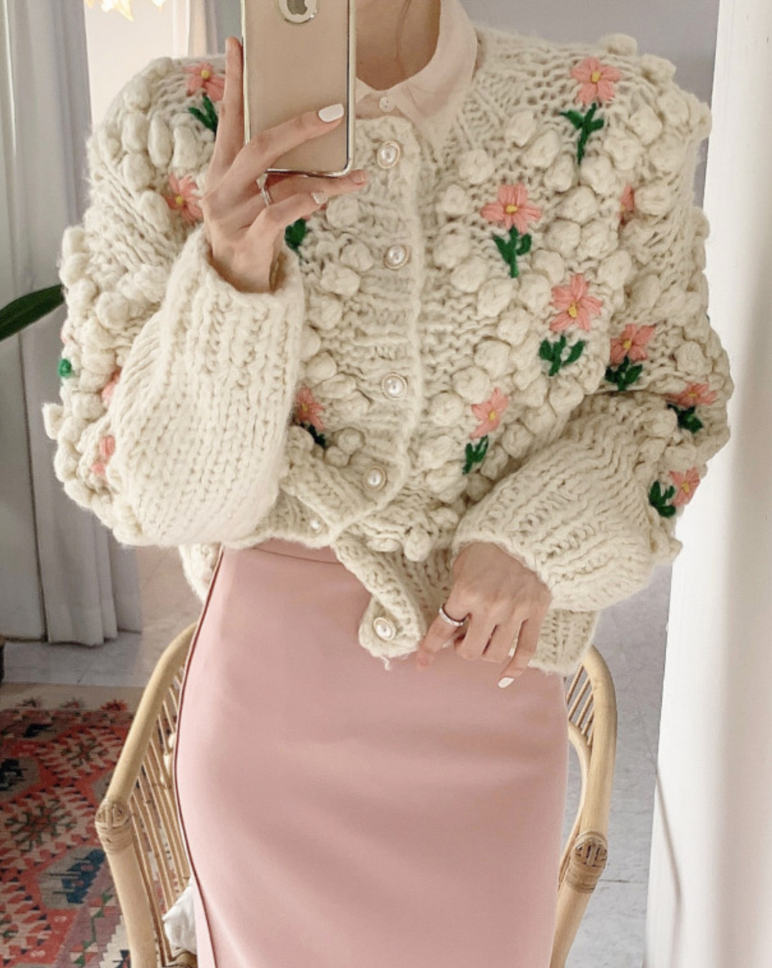 Elif - Blumen-Cardigan