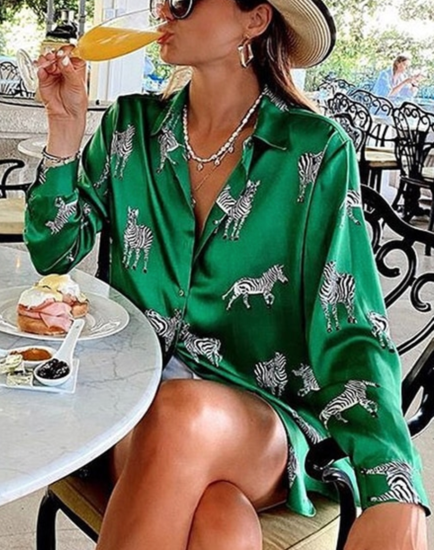 Thea - Satinhemd