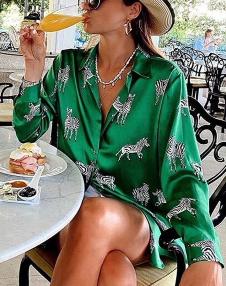 Thea - Satinhemd