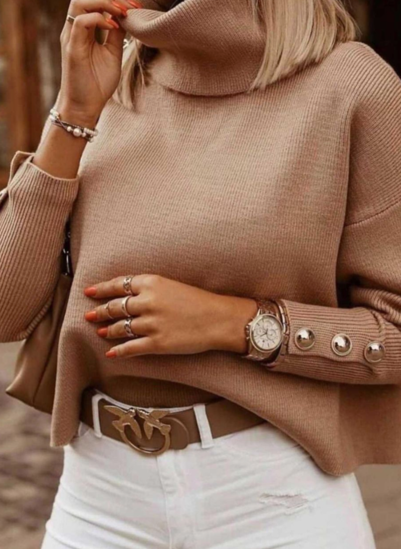 Edith - Rollkragen-Pullover