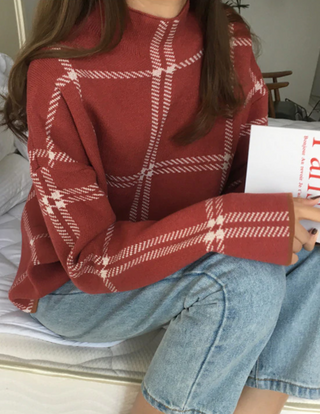 Theresa - Karo-Pullover