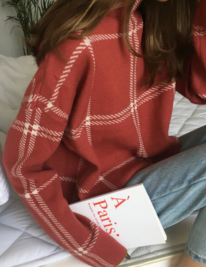 Theresa - Karo-Pullover