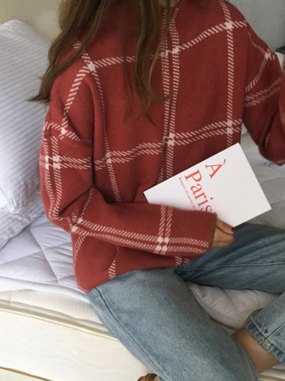 Theresa - Karo-Pullover