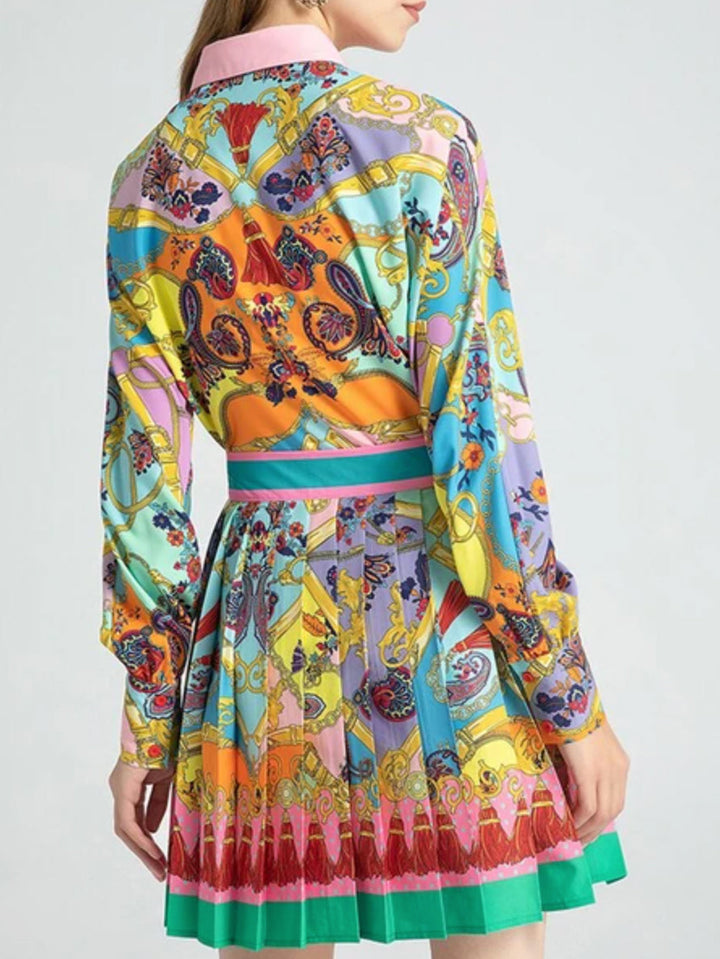 Martha - Oversized Hemd mit Faltenrock