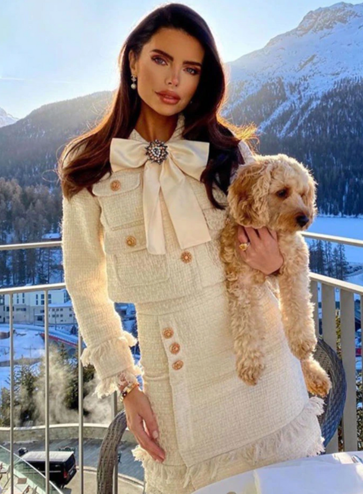 Ursula - Tweed-Jacke mit Minirock