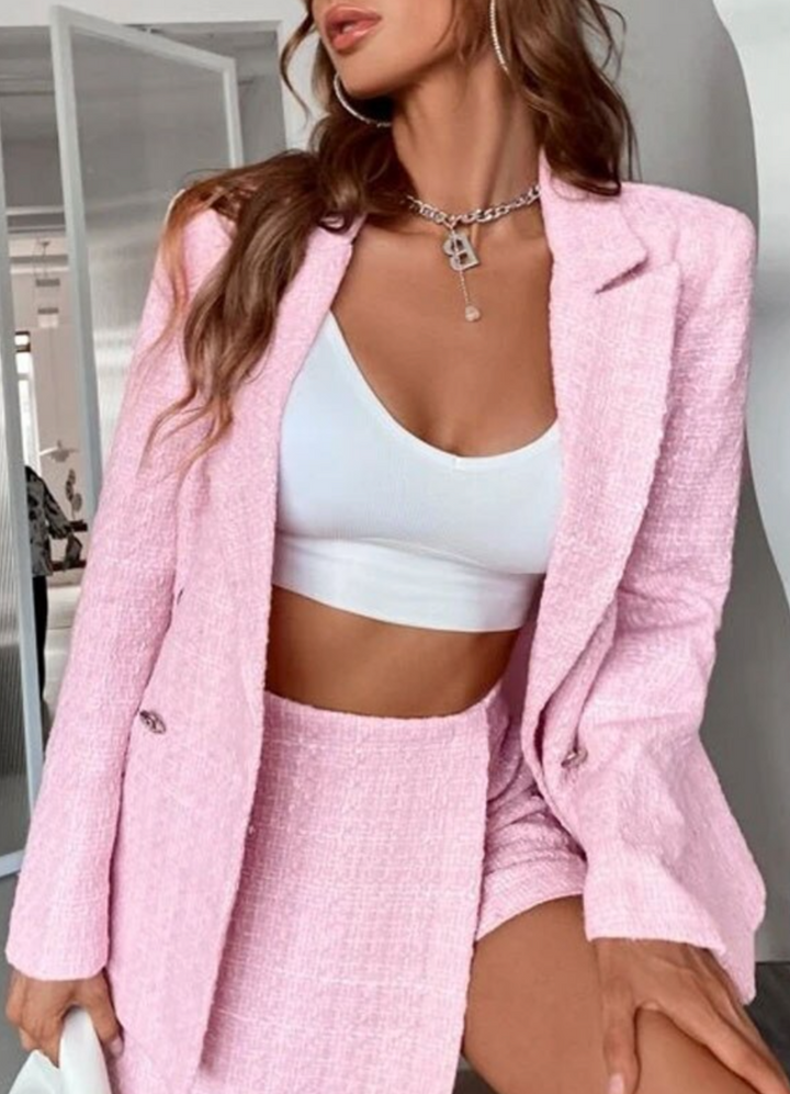 Swantje - Tweed-Blazer mit Skort