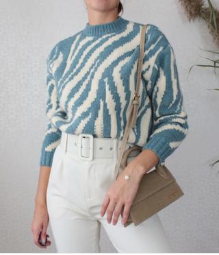 Meike - Zebra-Pullover