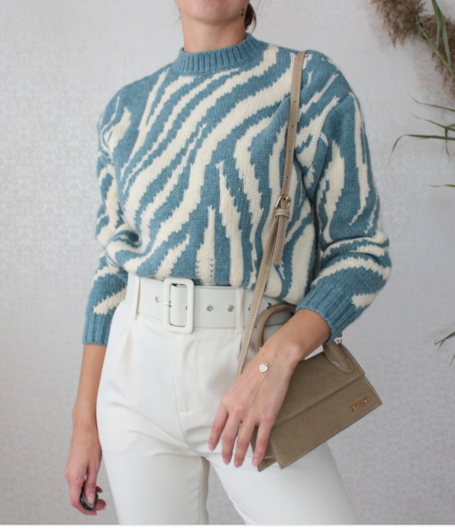Meike - Zebra-Pullover