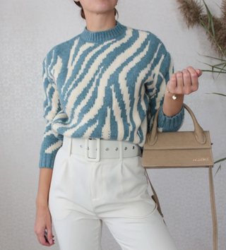 Meike - Zebra-Pullover