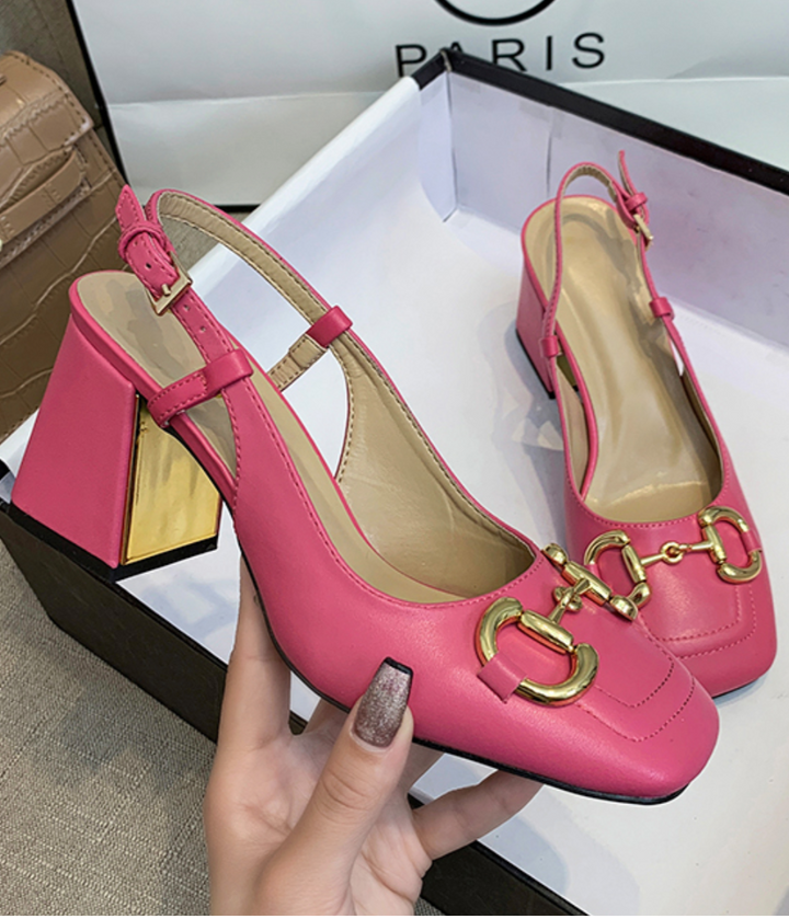 Nina - Vintage-Pumps mit Kette