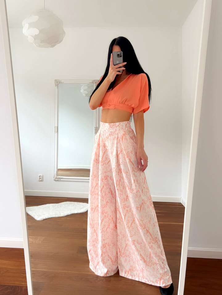 Simone - Top mit bedruckter Hose