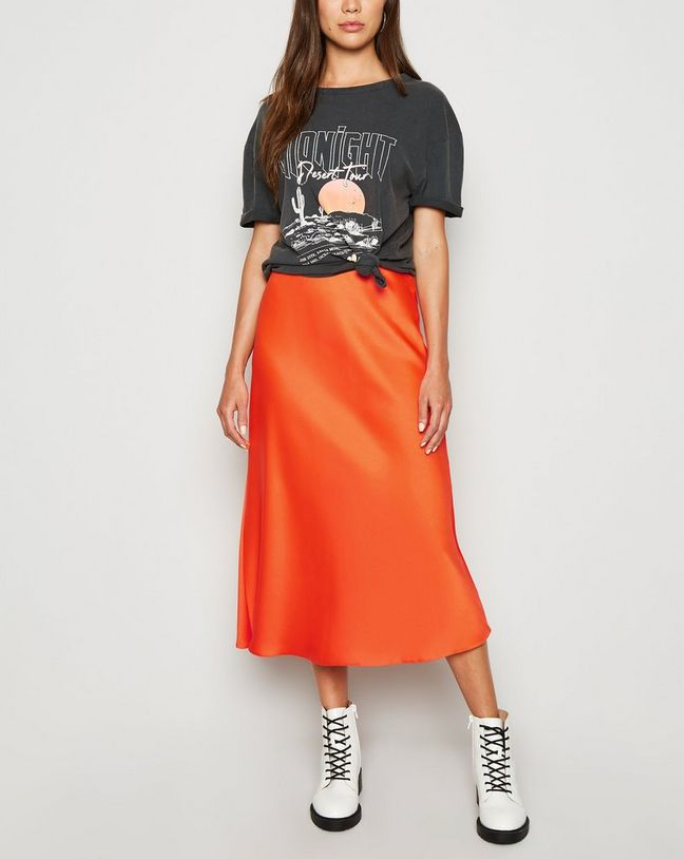 Neele - Satin-Midirock