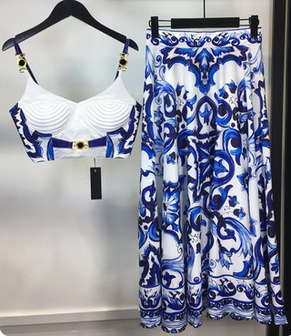 Smilla - Satin-Top mit Rock