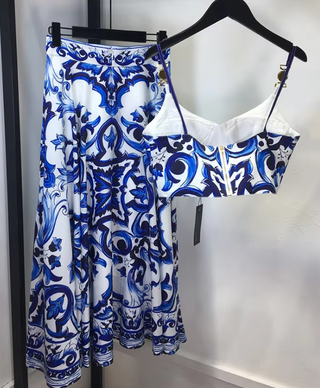 Smilla - Satin-Top mit Rock