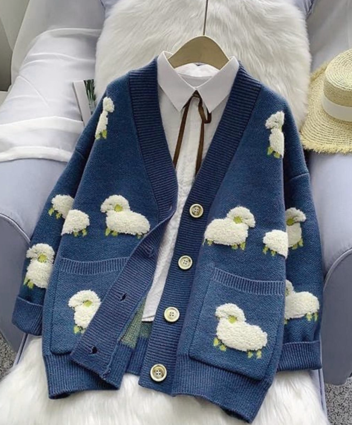 Lisa - Applikations-Cardigan