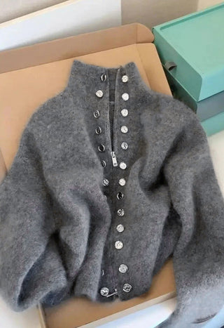 Linnea - Strickjacke mit Reißverschluss