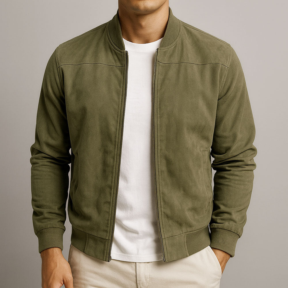 Michael - Jacke in Wildlederoptik