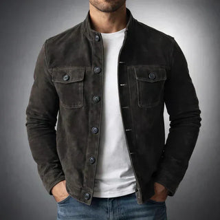 Alexander - Jacke in Wildlederoptik