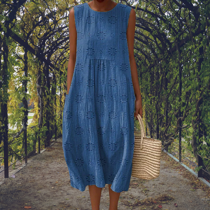 Rebekka - Ärmelloses Midikleid