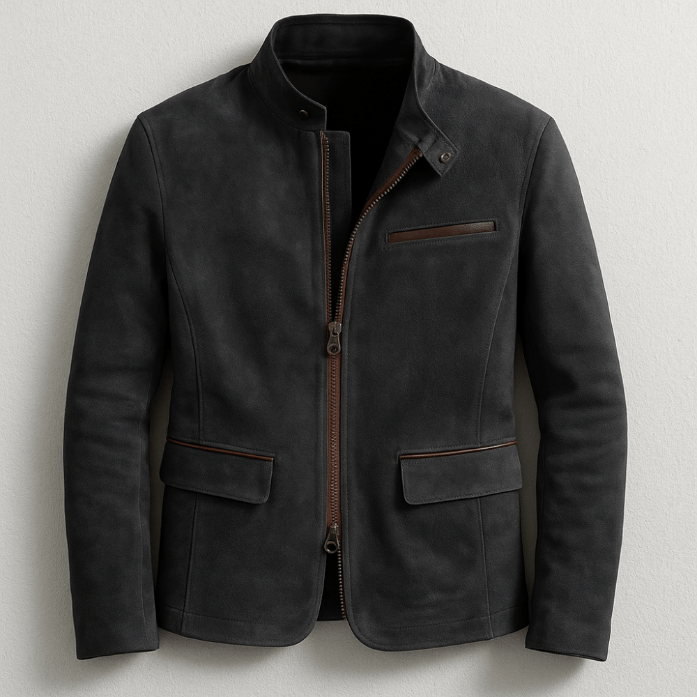 Volker - Jacke in Wildlederoptik