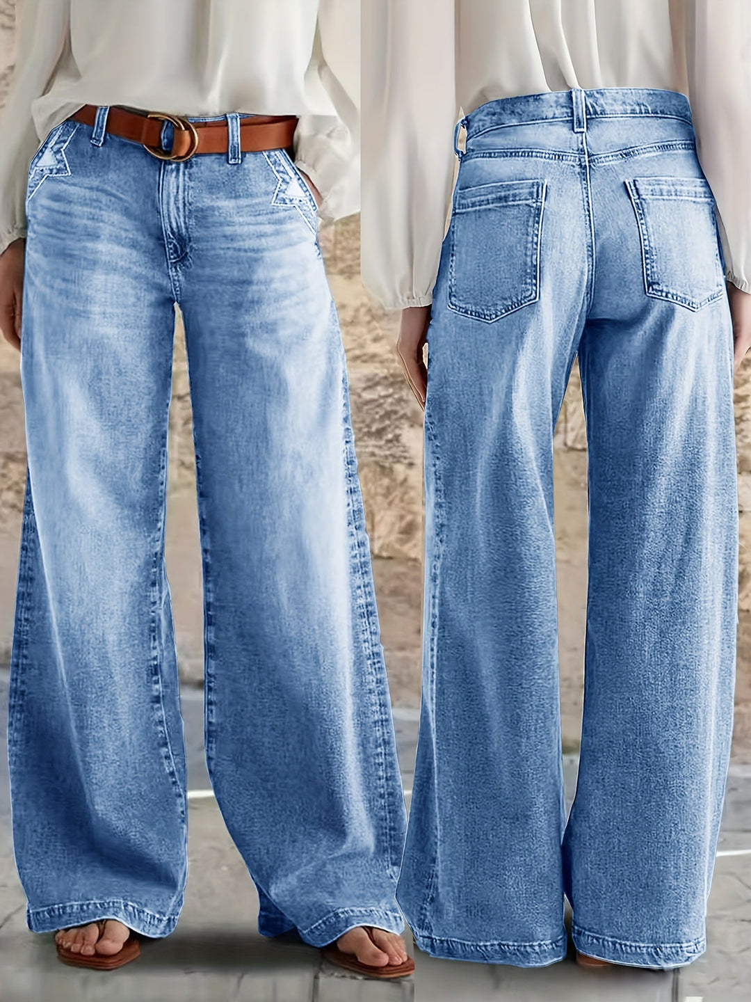 Gisela - Wide Leg Jeans