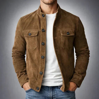 Alexander - Jacke in Wildlederoptik