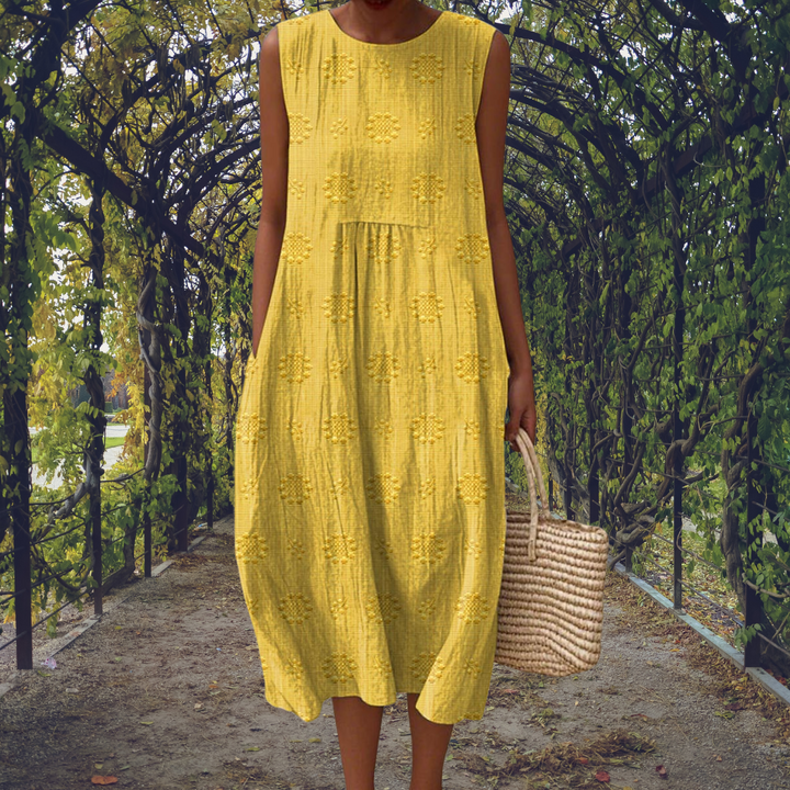 Rebekka - Ärmelloses Midikleid