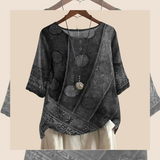 Anneliese - T-Shirt im Patchwork-Look