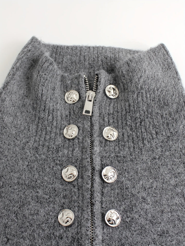Linnea - Strickjacke mit Reißverschluss