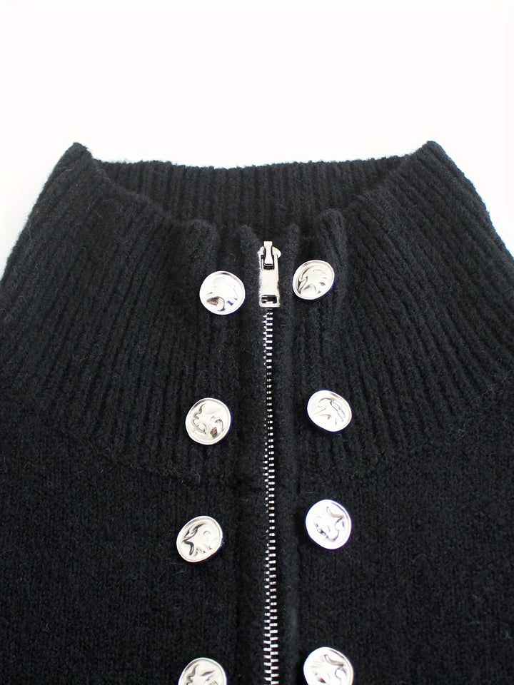 Linnea - Strickjacke mit Reißverschluss