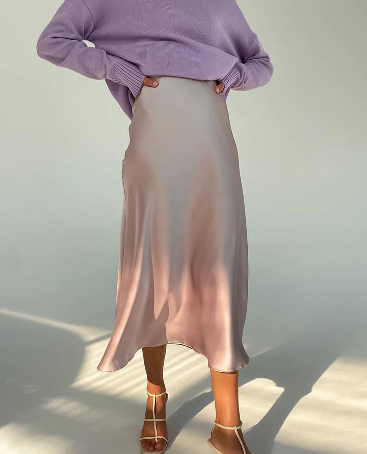 Vivien - Satin-Midirock