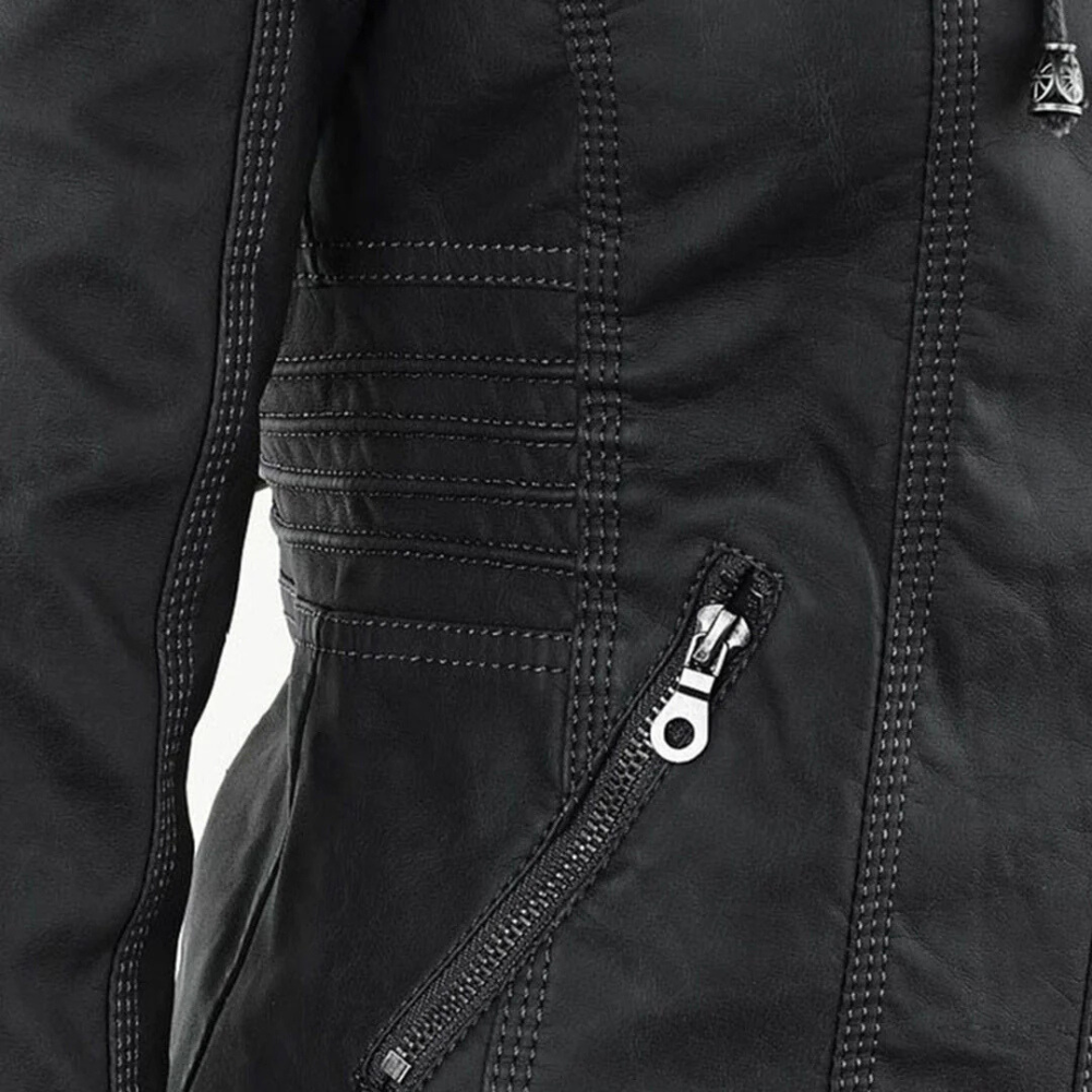 Swantje - Jacke in Lederoptik
