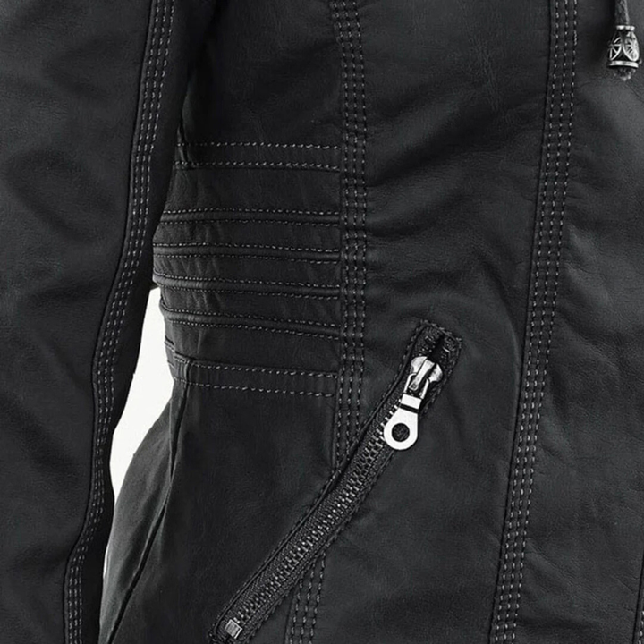 Swantje - Jacke in Lederoptik
