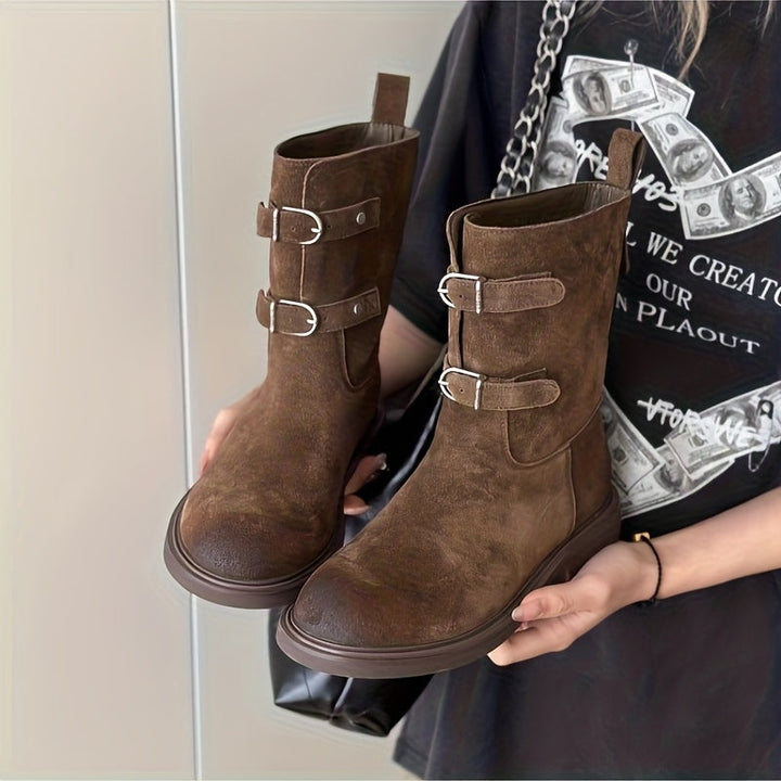 Sandy - Stiefeletten in Wildlederoptik