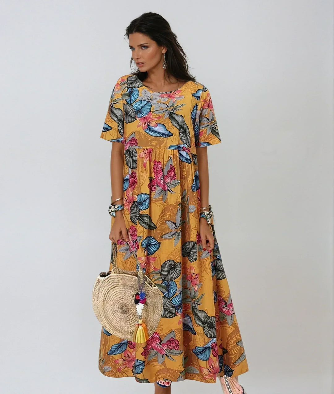 Nina - Sommerkleid mit Blumen