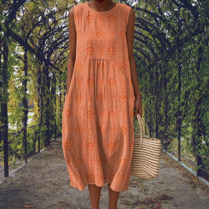 Rebekka - Ärmelloses Midikleid