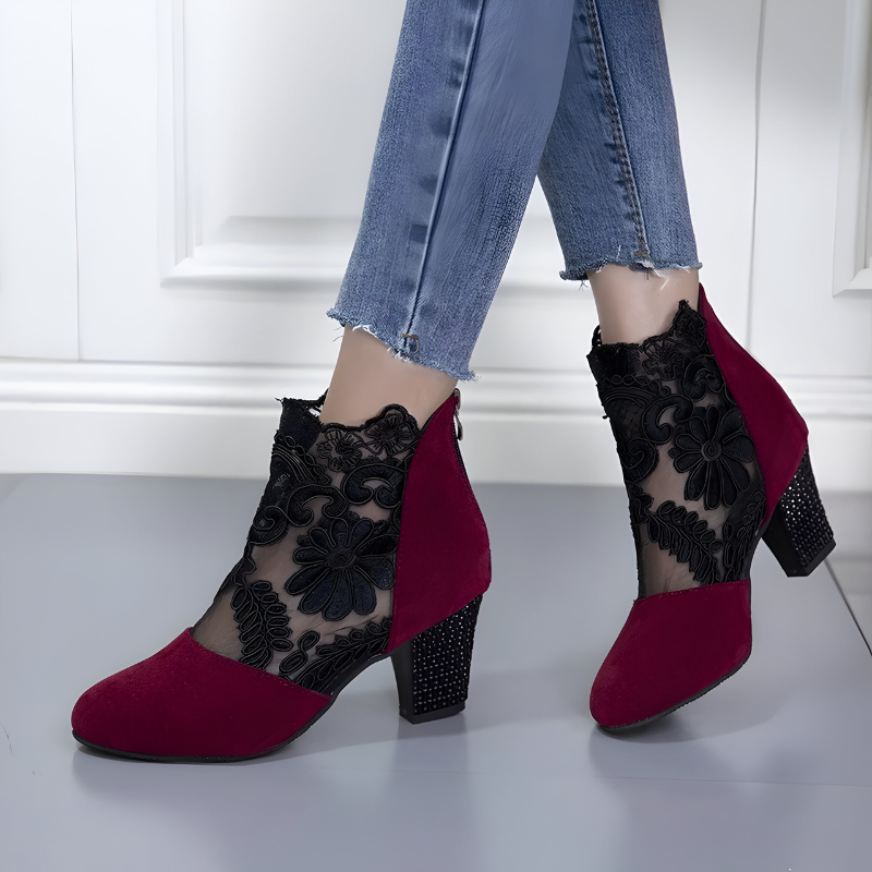Federica - Stiefeletten mit Spitze