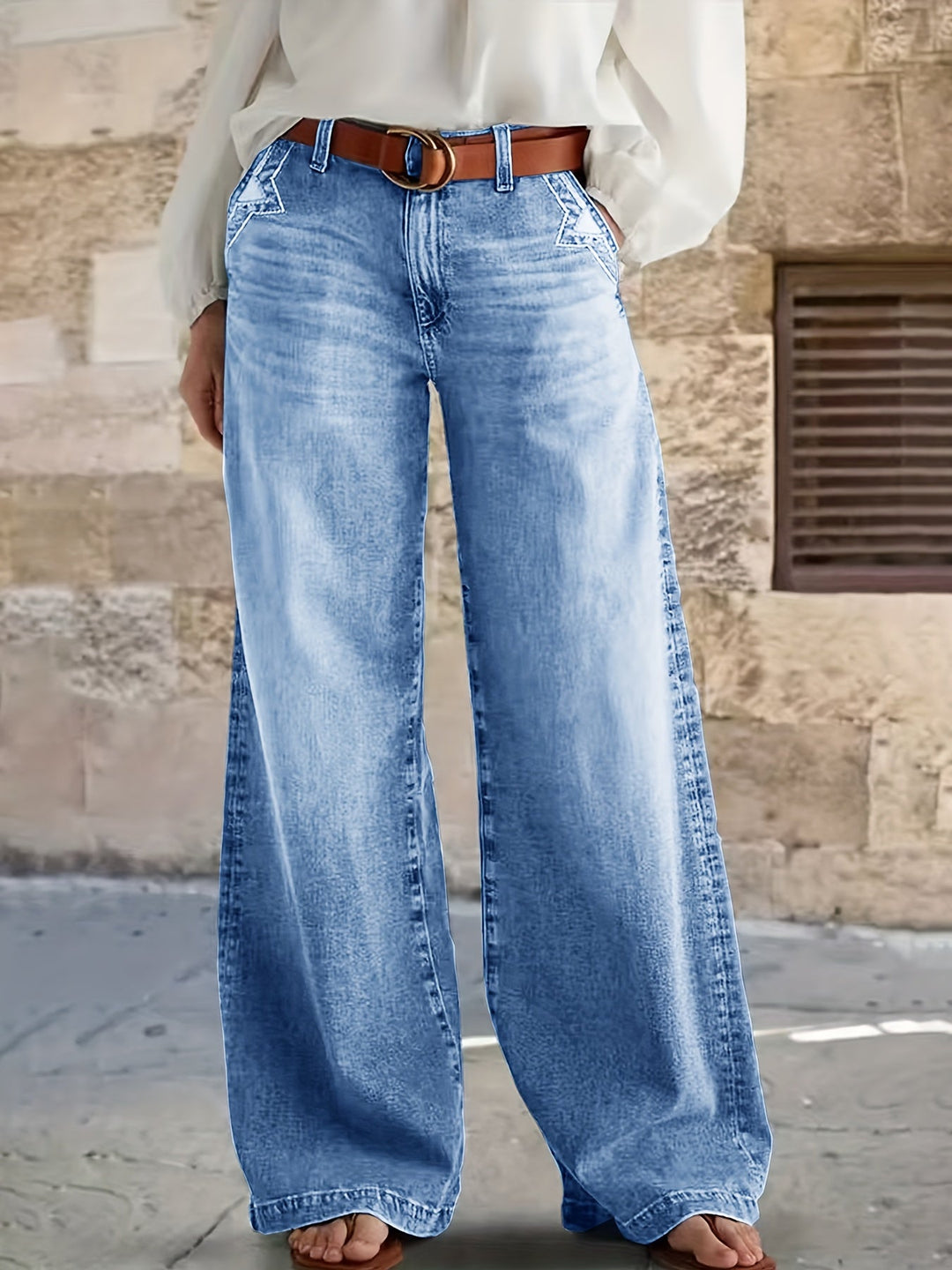 Gisela - Wide Leg Jeans