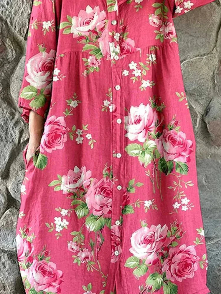 Bianca - Hemdkleid mit Blumen