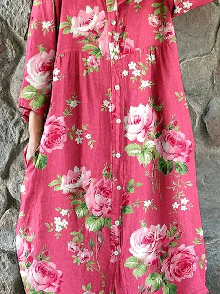 Bianca - Hemdkleid mit Blumen