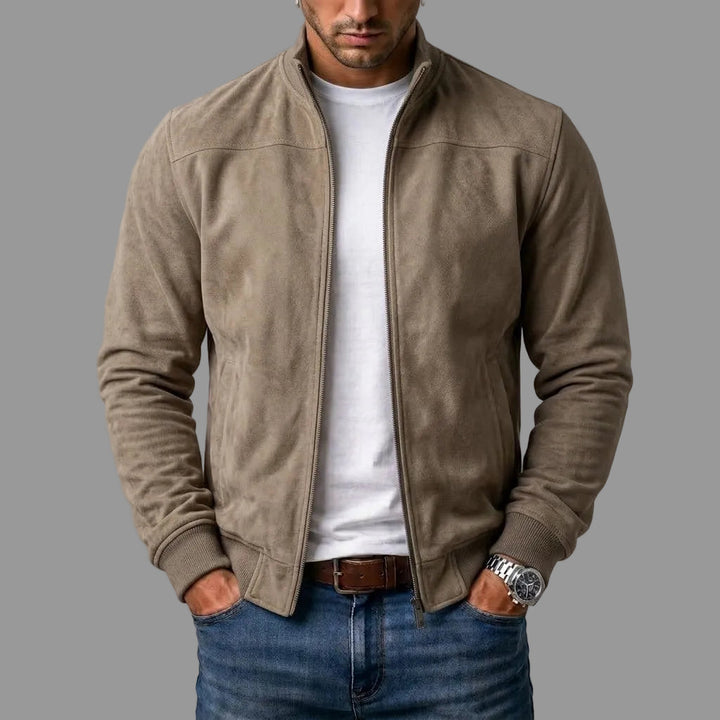 Moritz - Bomberjacke in Wildlederoptik