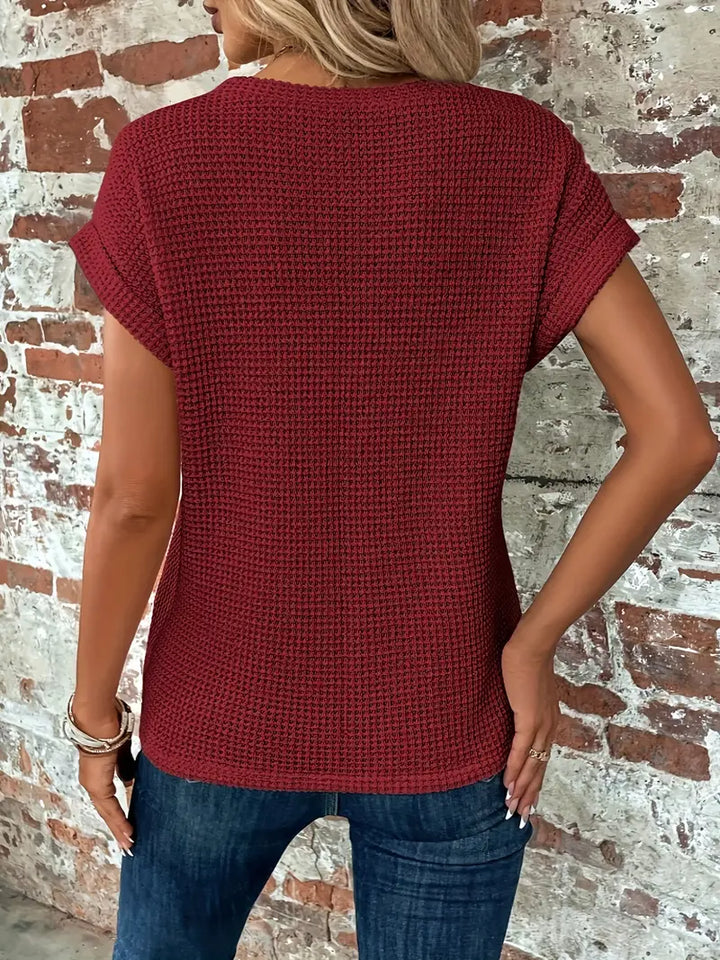 Christa - Strukturiertes T-Shirt