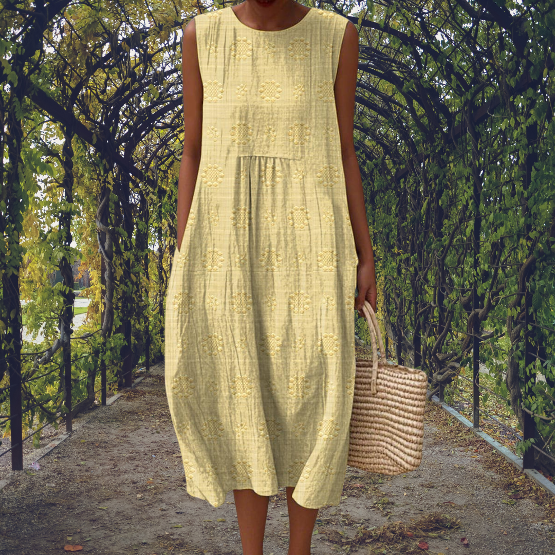 Rebekka - Ärmelloses Midikleid