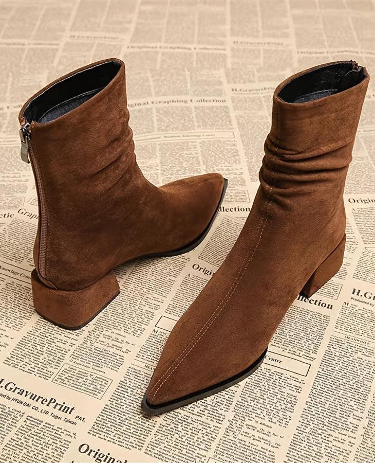 Svea - Stiefel in Wildlederoptik