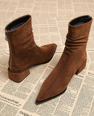 Svea - Stiefel in Wildlederoptik